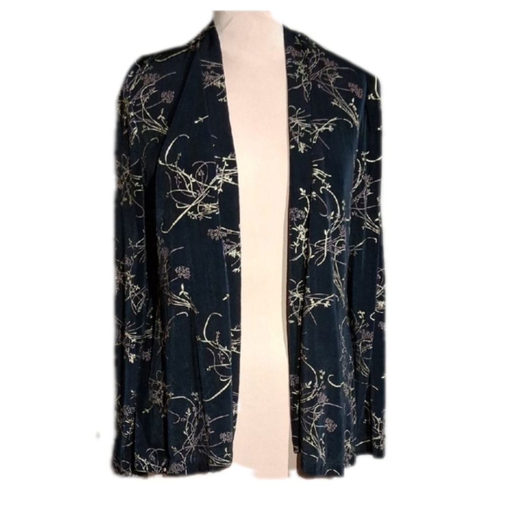 R&M Richards Rather Elegant Open Floral Jacket Size 8